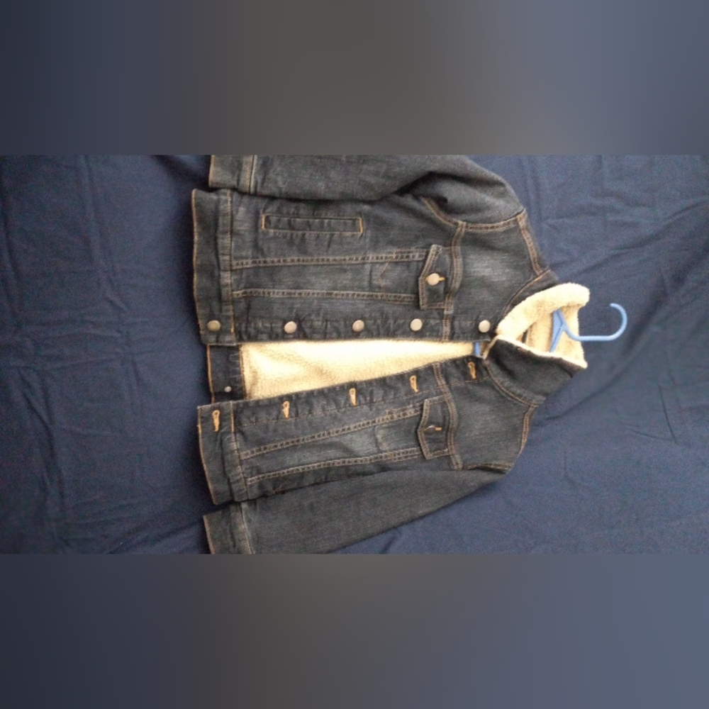 Wool lined Jean coat
